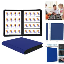 16-Pocket Card Binder 1664 Capacity Ringless Side-Loading TCG Sports Map - Image 1
