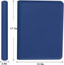 16-Pocket Card Binder 1664 Capacity Ringless Side-Loading TCG Sports Map - Image 5