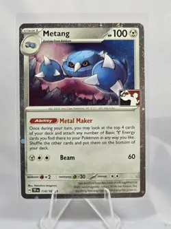 Metang 114/162 Prize Pack Series Cards Holo - Image 1