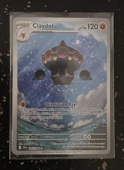 Pokemon TCG Card Claydol 092/086 Me04: Chaos Rising Holo IR - Pack Fresh - Image 1