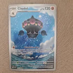 Pokemon TCG Card Claydol 092/086 Me04: Chaos Rising Holo IR - Pack Fresh - Image 1