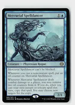 Mercurial Spelldancer Foil R Phyrexia: All Will Be One 61 NM - Image 1