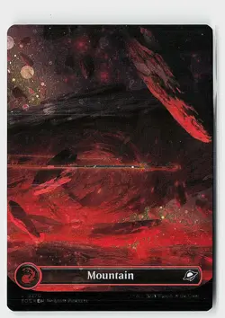Mountain (0370) (Borderless) (Galaxy Foil) Foil L Edge of Eternities 370 NM - Image 1