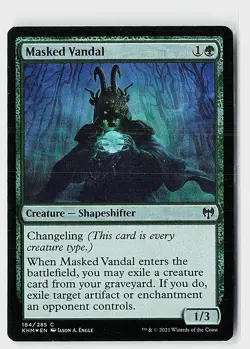 Masked Vandal Foil C Kaldheim 184 NM - Image 1