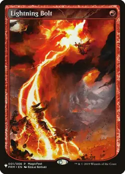MTG Magic Lightning Bolt MagicFest Promo PRM 011 NM - Image 1