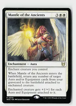 Mantle of the Ancients R Commander: Wilds of Eldraine 70 NM - Image 1