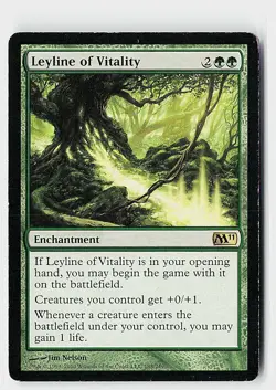 Leyline of Vitality R Magic 2011 (M11) 183 LP - Image 1
