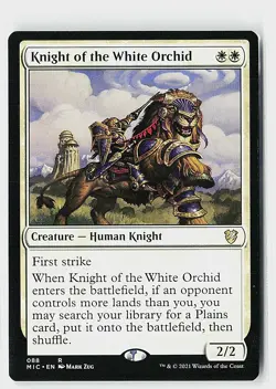 Knight of the White Orchid R Commander: Innistrad: Midnight Hunt 88 NM - Image 1