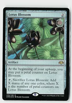 Lotus Blossom Foil R Dominaria Remastered 230 NM - Image 1