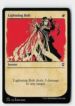 Lightning Bolt (Showcase) C Commander Legends: Battle for Baldur's Gate 401 NM - Image 1