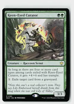 Keen-Eyed Curator R Bloomburrow 181 NM - Image 1