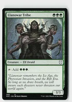 Llanowar Tribe U Commander: Kaldheim 66 NM - Image 1