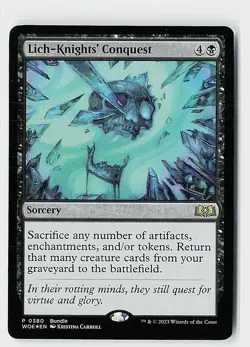 Lich-Knights' Conquest (WOE) Foil P Unique and Miscellaneous Promos 380 NM - Image 1