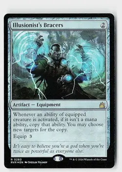 Illusionist's Bracers Foil R Ravnica Remastered 260 NM - Image 1