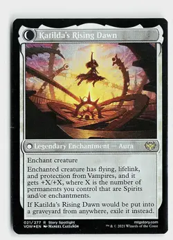 Katilda, Dawnhart Martyr Foil R Innistrad: Crimson Vow 21 NM - Image 2