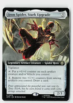 Iron Spider, Stark Upgrade (Extended Art) R Marvel's Spider-Man 279 NM - Image 1