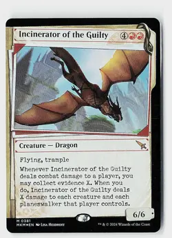 Incinerator of the Guilty (Showcase) (Invisible Ink) Foil M Murders at Karlov Ma - Image 1