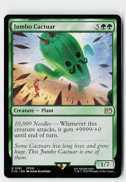 Jumbo Cactuar R FINAL FANTASY 191 NM - Image 1