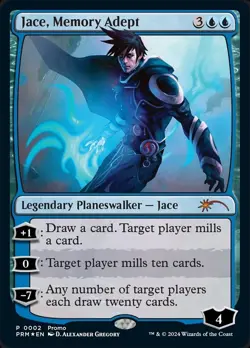 Jace, Memory Adept Foil Promo PRM 0002 NM - Image 1