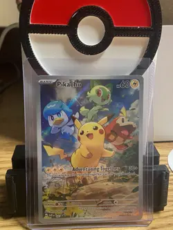Pokemon Pikachu SVP027 Paldea Evolved ETB Promo Card NM/Mint Condition - Image 1