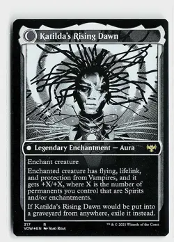 Katilda, Dawnhart Martyr (Showcase) Foil R Innistrad: Crimson Vow 317 NM - Image 2