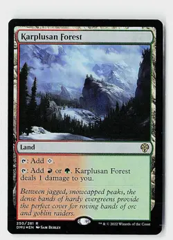 Karplusan Forest Foil R Dominaria United 250 NM - Image 1
