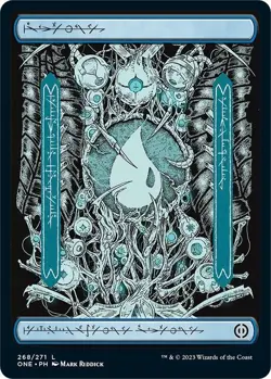 Island - Full Art Foil L Phyrexia: All Will Be One 268 NM - Image 1