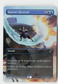 Katara's Reversal (Borderless) Foil R Avatar: The Last Airbender: Eternal-Legal - Image 1