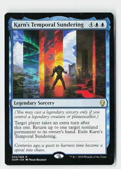 Karn's Temporal Sundering R Dominaria 55 NM - Image 1