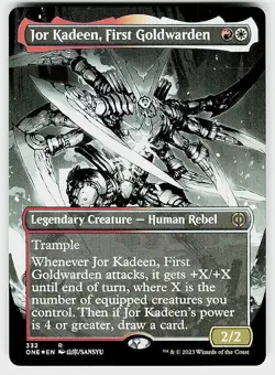 Jor Kadeen, First Goldwarden (Borderless) Foil Phyrexia: All Will Be One 332 NM - Image 1