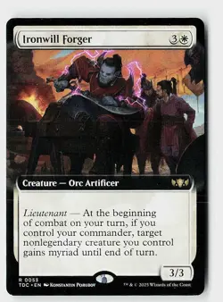 Ironwill Forger (Extended Art) Normal R Commander: Tarkir: Dragonstorm 53 NM - Image 1