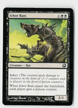 Ichor Rats U Scars of Mirrodin 67 NM - Image 1