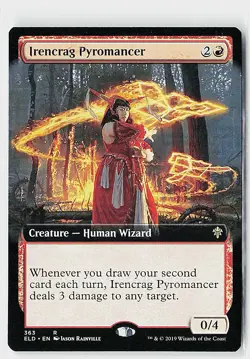Irencrag Pyromancer (Extended Art) R Throne of Eldraine 363 NM - Image 1