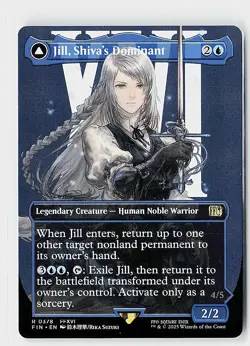 Jill, Shiva's Dominant (Borderless) R FINAL FANTASY 378 NM - Image 1