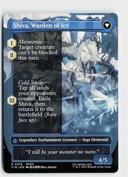 Jill, Shiva's Dominant (Borderless) R FINAL FANTASY 378 NM - Image 2