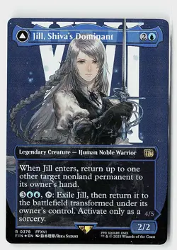 Jill, Shiva's Dominant (Borderless) Foil R FINAL FANTASY 378 NM - Image 1