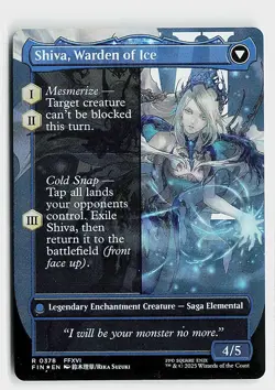 Jill, Shiva's Dominant (Borderless) Foil R FINAL FANTASY 378 NM - Image 2