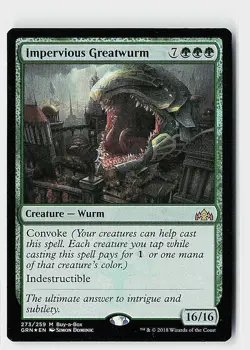 Impervious Greatwurm Foil M Buy-A-Box Promos 273 NM - Image 1