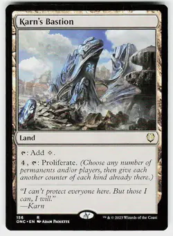 Karn's Bastion R Commander: Phyrexia: All Will Be One 156 NM - Image 1