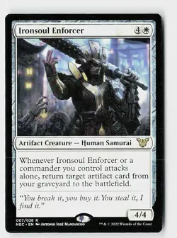 Ironsoul Enforcer Normal R Commander: Kamigawa: Neon Dynasty 7 NM - Image 1