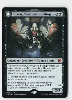 Jerren, Corrupted Bishop Foil M Innistrad: Midnight Hunt 109 NM - Image 1