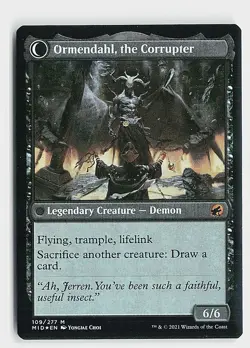 Jerren, Corrupted Bishop Foil M Innistrad: Midnight Hunt 109 NM - Image 2