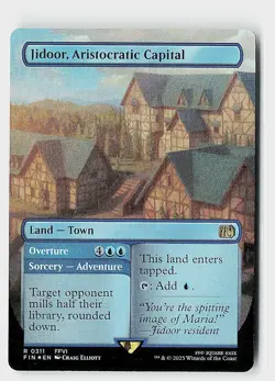 Jidoor, Aristocratic Capital (Borderless) Foil R FINAL FANTASY 311 NM - Image 1