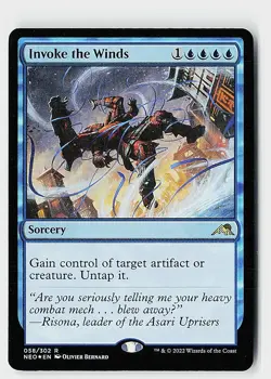 Invoke the Winds Foil R Kamigawa: Neon Dynasty 58 NM - Image 1