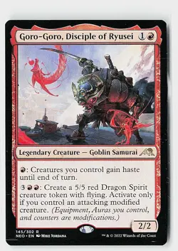 Goro-Goro, Disciple of Ryusei R Kamigawa: Neon Dynasty 145 NM - Image 1