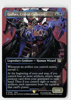 Golbez, Crystal Collector (Borderless) Foil R FINAL FANTASY 395 NM - Image 1