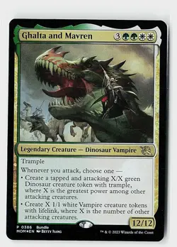 Ghalta and Mavren Foil P Unique and Miscellaneous Promos 386 NM - Image 1