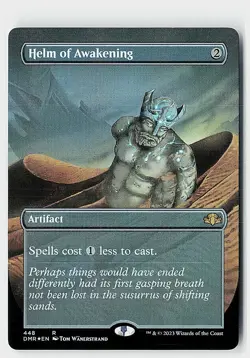 Helm of Awakening (Borderless) Foil R Dominaria Remastered 448 NM - Image 1