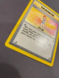 Lass 75/102 Rare Base Set Unlimited Pokemon TCG Card - Image 4