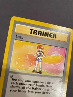 Lass 75/102 Rare Base Set Unlimited Pokemon TCG Card - Image 5